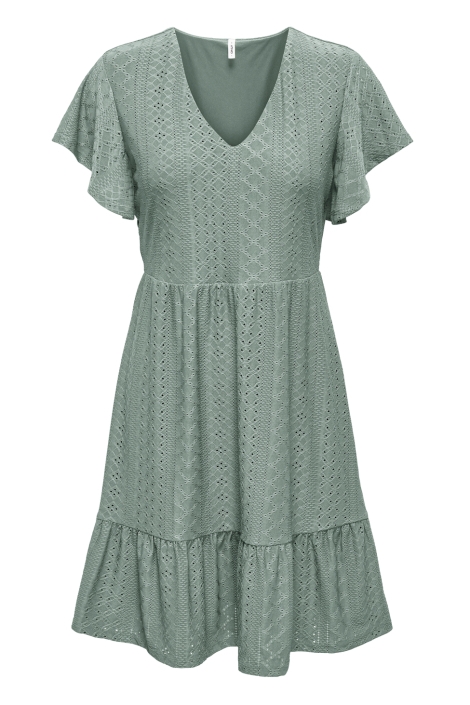 Only onlsandra s/s v-neck dress jrs noos
